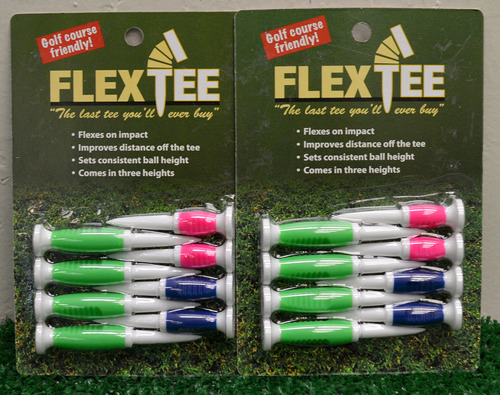 2 S Tee Flexibl 1 4 2  3  Golf Color Verde Azul Rosa