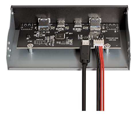 Panel Frontal Chenyang Cy Hub Usb 3.0 Usb-c Tipo C Con Panel
