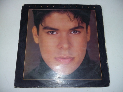 Lp Vinilo Disco Acetato Jerry Rivera Cara De Niño Salsa