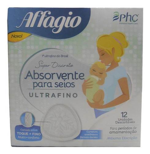 Affagio Absorvente Para Seios Ultrafino 12un