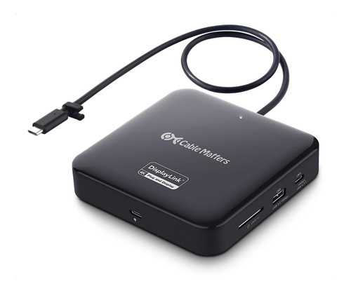 Dock Usb C 7-en-1 4k 60hz Con Displaylink Para Macbook Pro Y