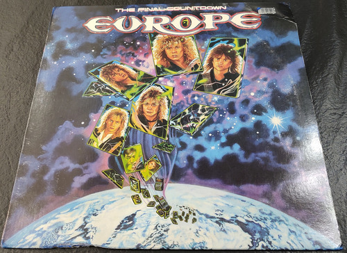 Europe The Final Countdown Lp Usa 1ra Edic Promo Van Halen 