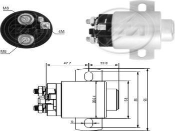 Solenoide Bosch Volkswagen Camion Auxiliar 12v