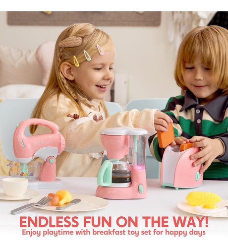 Juego De Juguetes De Cocina Joyin Play Para Cafetera, Batido