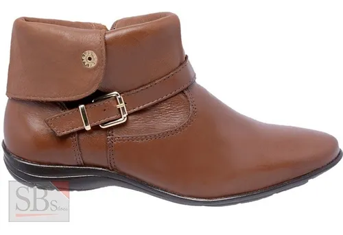 Bota cano sale curto virado