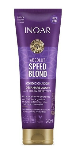 Acondicionador Speed Blond Inoar 240ml Matizador De Rubios