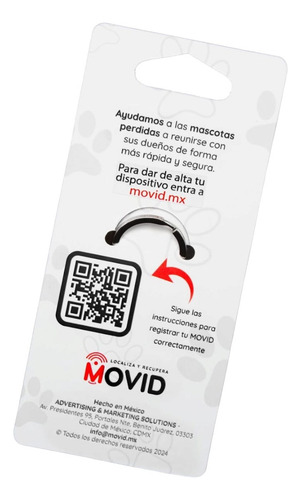 Localizador Para Mascotas Podenco Orito Codigo Qr Movid