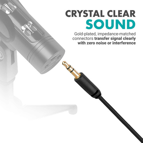 Cable Auxiliar De Audio De 3,5 Mm Macho A Macho | 6 M