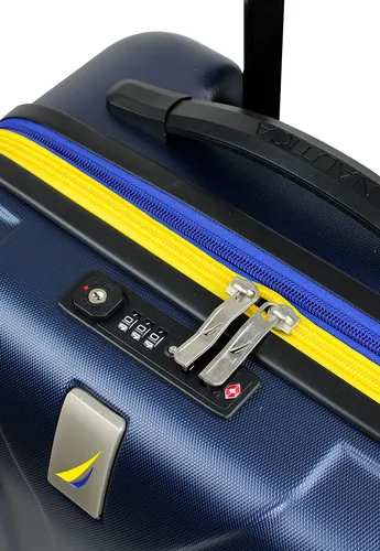 Pack Maleta Grande Prime 23kg+ Organizador Azul Nautica