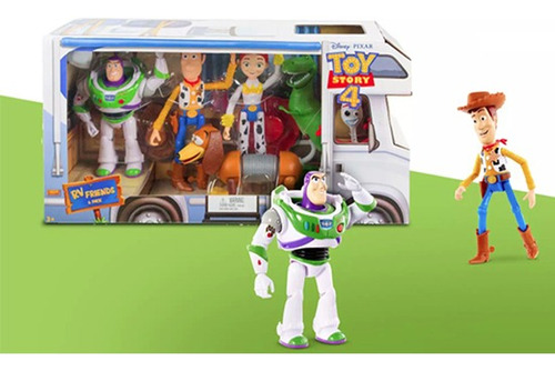 Pack Figuras Muñecos Toy Story Rex Buzz Woody Disney 20 Cm 