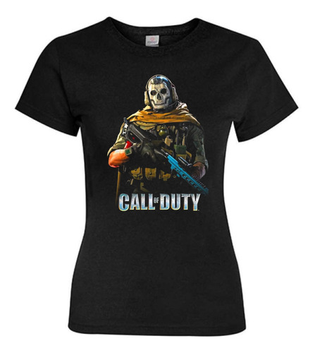 Polera Mujer Call Of Dutty - Diseño 100