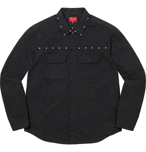 Camisa Supreme Studded Work Shirt Original Fw22 Hype