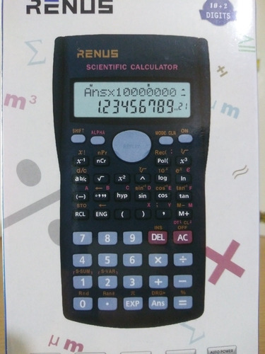 Calculadora. Cientifica Renus 240 Funciones 10+2 Digitos