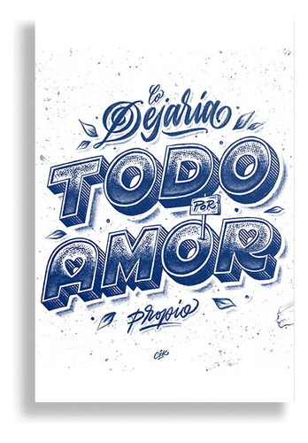 Cuadro Decorativo Aluminio 20x30 - Todo Por Amor