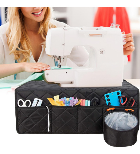 Alfombrilla Para Máquina De Coser Con Bolsillos De