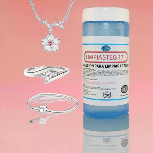 Líquido limpiador de Plata Limpiasteg 130. 50ml – Turqueza Bisutería