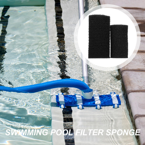 Práctico Limpiador De Piscinas Con Filtro De Esponja Para Pi