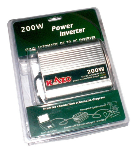 Inversor De Corriente Para Auto De 12v A 220v Usb 200w Power