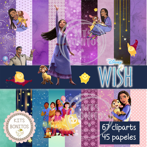 Kit Cliparts Imagenes Png Wish El Poder De Los Deseos Disney