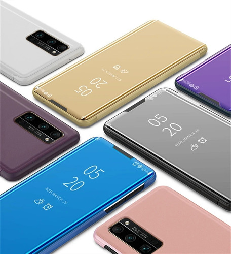 Funda Con Tapa De Espejo De Lujo Para Samsung Galaxy Espejos
