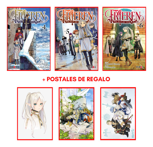 Combo Frieren 4 A 6 - Manga - Ivrea