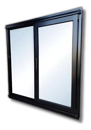 Paño Fijo De Aluminio Negro A Medida