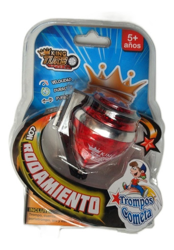 Trompo Cometa King Turbo - Con Rodamiento - 3 Piezas