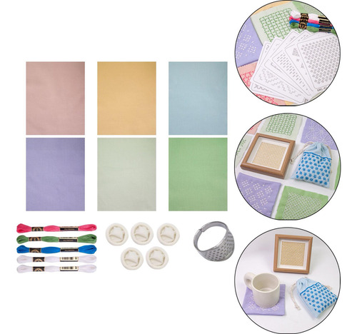 Material De Plantilla De Sashiko Herramientas Bordado De C