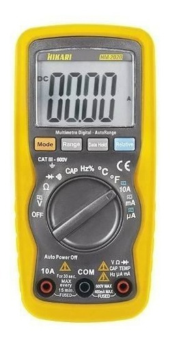 Multímetro Digital Hikari Hm-2020