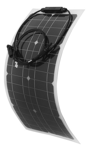 Cargador De Batería De Panel Solar Flexible De 25 W, 12 V/24