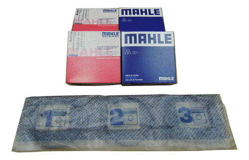 Juego Aros Cromado Mahle Para Chevrolet Corsa 1.6 8v. 79mm.