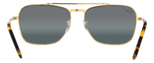 Lente De Sol Ray-ban 0rb3636 New Caravan Polarizado Unisex New Caravan Polar Clear Gradient Dark Blue Legend Gold Legend Gold