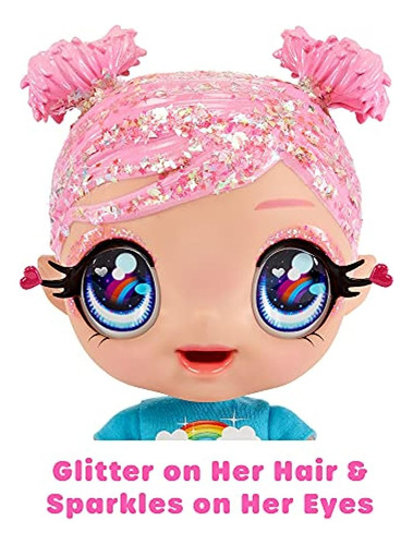 Mga's Glitter Babyz Dreamia Stardust Baby Doll Con 3 Magico