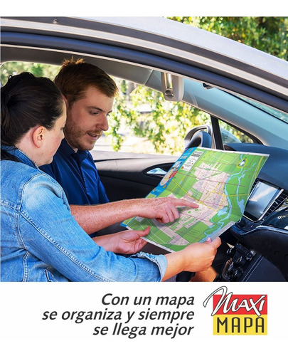 Mapa Santa Fe + Santo Tomé. Planos Impresos. Plegables