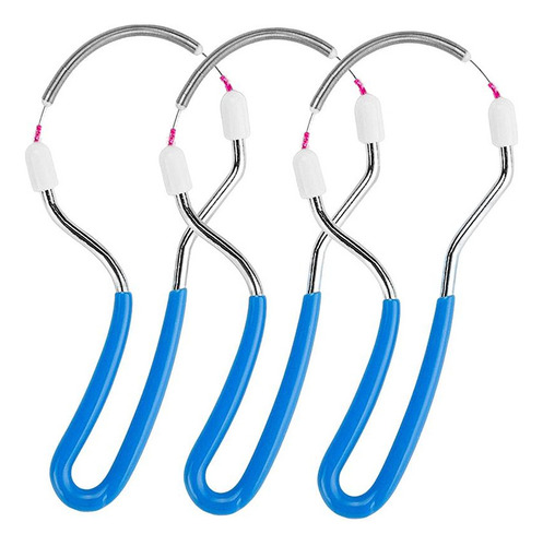 , 3 X 3 Passador De Cabelo Facial Ferramenta Depiladora De
