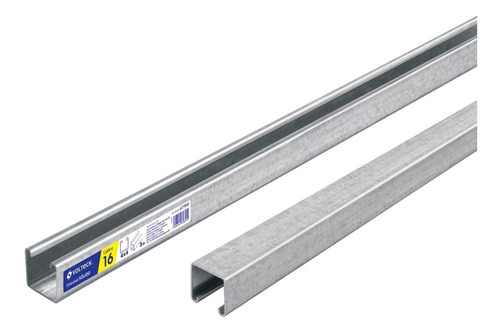 2 Perfiles Unical Sólido 1.5 M 4 X 4 Cm Calibre 16 Volteck