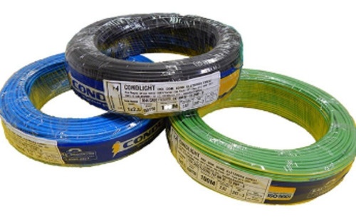 Fio Cabo Flexivel Condlight 0,50 Mm Cinza 100mts (10656)