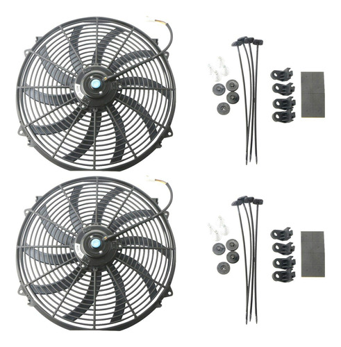 Lti Ventilador Slim De Radiador Eléctrico Universal De Alto