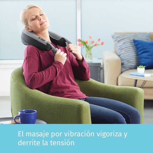 Masajeador De Cuello Homedics Voltaje 110v/220v Color Negro