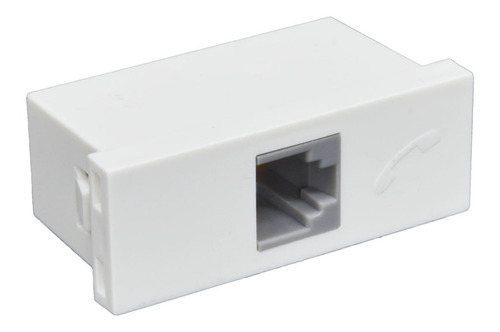 Modulo Para Telefono 4 Pin Blanco Cambre Rj11