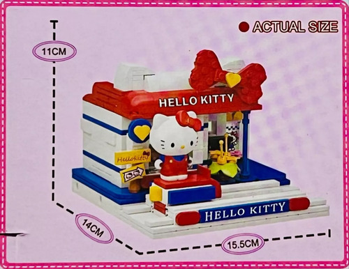 Cupcake Kuromi Hello Kitty Bloques Construccion Armables