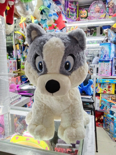 Perro Siberiano De Peluche De 45 Cms Importado Mas Envio