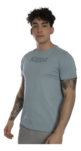 Remera Kappa Authentic Runis Hombre Moda Azul
