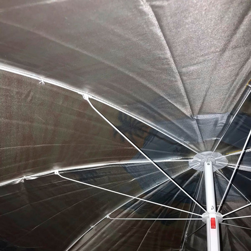 Imagem 4 de 5 de Guarda Sol Gigante Sombreiro Praia Piscina Guarda Chuva 1,9m