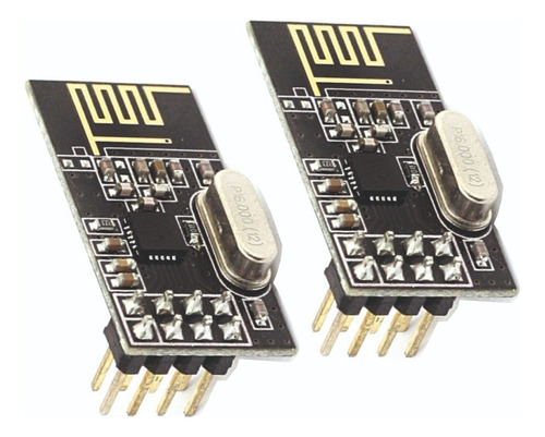 2 X Módulo Nrf24l01 Wireless Transceptor 2.4ghz Arduino Nf-e
