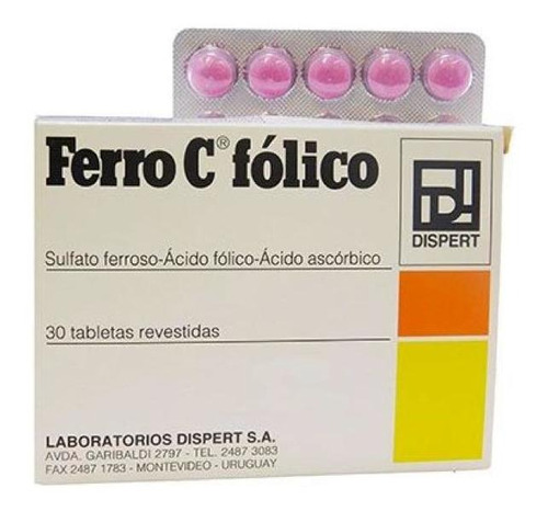 Ferro C Folico 30 Tabletas