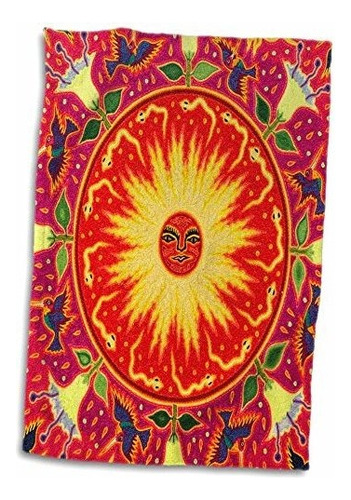 3d Rose Folk Huichol Art-santa Fe-new Mexico-us32 Jmr11