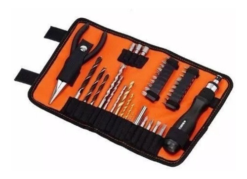 Set 40 Pz Mechas + Puntas + Alicate Black + Decker A7210-xj