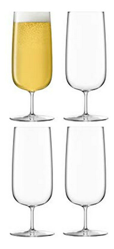 Lsa Bg06 Borough Pilsner Glass 440 Ml Transparente X 4