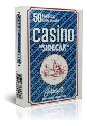 Baraja Casino Sidecar 50 Cartas Naipes Truco Original X6 Uni